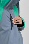 Оптом Горнолыжная куртка женская зимняя большого размера серого цвета 2308Sr в Екатеринбурге, фото 6