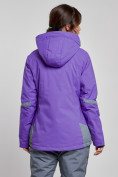 Оптом Горнолыжная куртка женская зимняя фиолетового цвета 2316F в Екатеринбурге, фото 4