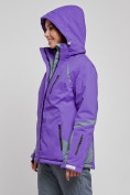 Оптом Горнолыжная куртка женская зимняя фиолетового цвета 2316F в Екатеринбурге, фото 5