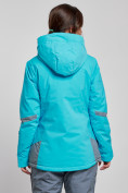 Оптом Горнолыжная куртка женская зимняя голубого цвета 2316Gl в Екатеринбурге, фото 4