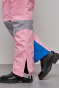 Оптом Горнолыжный комбинезон женский зимний розового цвета 2320R, фото 15