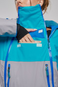 Оптом Горнолыжный комбинезон женский зимний синего цвета 2320S в Иркутске, фото 11