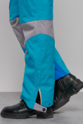 Оптом Горнолыжный комбинезон женский зимний синего цвета 2320S в Астане, фото 16