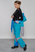 Оптом Горнолыжный комбинезон женский зимний синего цвета 2320S, фото 18