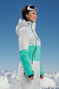 Оптом Горнолыжный комбинезон женский зимний зеленого цвета 2320Z, фото 2