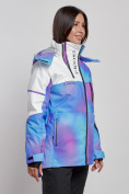 Оптом Горнолыжная куртка женская зимняя фиолетового цвета 2321F в Екатеринбурге, фото 3