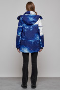Оптом Горнолыжная куртка женская зимняя синего цвета 2321S в Казани, фото 16