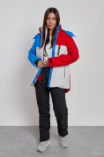 Оптом Горнолыжная куртка женская зимняя красного цвета 2322Kr в Екатеринбурге, фото 8