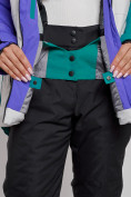 Оптом Горнолыжная куртка женская зимняя темно-зеленого цвета 2322TZ в Екатеринбурге, фото 7