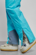 Оптом Горнолыжный комбинезон женский зимний голубого цвета 2323Gl, фото 20