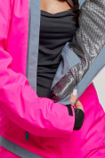 Оптом Горнолыжный комбинезон женский зимний розового цвета 2323R, фото 17