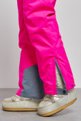Оптом Горнолыжный комбинезон женский зимний розового цвета 2323R в  Красноярске, фото 19
