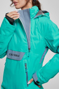 Оптом Горнолыжный комбинезон женский зимний зеленого цвета 2323Z в Алма-Ате, фото 13
