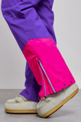 Оптом Горнолыжный комбинезон женский зимний фиолетового цвета 2327F в Екатеринбурге, фото 18