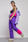 Оптом Горнолыжный комбинезон женский зимний фиолетового цвета 2327F в Астане, фото 23