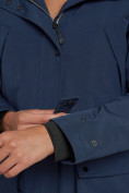 Оптом Парка женская зимняя MTFORCE c капюшоном синего цвета 2329S в Казани, фото 14
