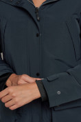 Оптом Парка женская зимняя MTFORCE c капюшоном темно-синего цвета 2329TS в Казани, фото 15