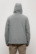 Оптом Куртка спортивная MTFORCE мужская с капюшоном серого цвета 2332Sr в Ростове-на-Дону, фото 9