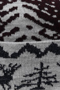 Оптом Шапка еврозима роксен серого цвета 6034Sr в Казани, фото 3