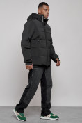 Оптом Куртка мужская зимняя горнолыжная черного цвета 2356Ch в Екатеринбурге, фото 3