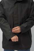 Оптом Куртка и парка 3 в 1 трансформер MTFORCE черного цвета 2359Ch в Казани, фото 8