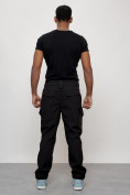 Оптом Брюки спортивные софтшелл MTFORCE мужские черного цвета 2403Ch в Самаре, фото 4