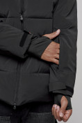 Оптом Куртка мужская зимняя горнолыжная черного цвета 2407Ch в  Красноярске, фото 14