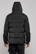 Оптом Куртка мужская зимняя горнолыжная черного цвета 2407Ch в Краснодаре, фото 9