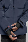 Оптом Куртка мужская зимняя горнолыжная темно-синего цвета 2407TS, фото 10