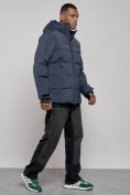 Оптом Куртка мужская зимняя горнолыжная темно-синего цвета 2407TS, фото 13