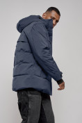 Оптом Куртка мужская зимняя горнолыжная темно-синего цвета 2407TS, фото 20