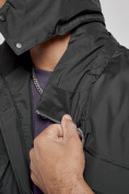 Оптом Куртка - жилетка трансформер 2 в 1 мужская зимняя черного цвета 2409Ch в Екатеринбурге, фото 20
