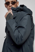 Оптом Куртка - жилетка трансформер 2 в 1 мужская зимняя темно-синего цвета 2409TS в Екатеринбурге, фото 21