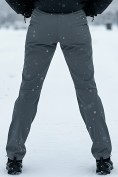 Оптом Брюки спортивные софтшелл MTFORCE женские темно-серого цвета 2410TC, фото 7