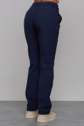 Оптом Брюки спортивные софтшелл MTFORCE женские темно-синего цвета 2410TS, фото 10