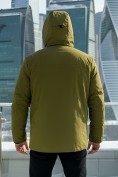 Оптом Горнолыжная куртка мужская зимняя цвета хаки 2412Kh, фото 4