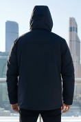 Оптом Горнолыжная куртка мужская зимняя темно-синего цвета 2412TS, фото 3