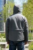 Оптом Куртка спортивная мужская весна осень серого цвета 25471Sr, фото 2