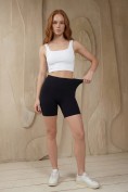 Оптом Велосипедки женские черного цвета 266_1Ch, фото 12