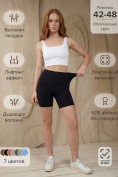 Оптом Велосипедки женские черного цвета 266_1Ch