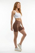 Оптом Велосипедки женские коричневого цвета 266_1K, фото 8