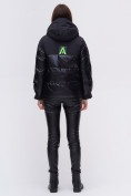 Оптом Куртка зимняя TRENDS SPORT черного цвета 22285Ch в Омске, фото 6