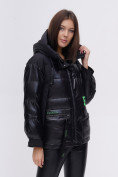 Оптом Куртка зимняя TRENDS SPORT черного цвета 22285Ch в Екатеринбурге, фото 11