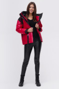 Оптом Куртка зимняя TRENDS SPORT красного цвета 22285Kr в Перми, фото 3
