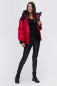 Оптом Куртка зимняя TRENDS SPORT красного цвета 22285Kr в Перми, фото 5