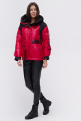 Оптом Куртка зимняя TRENDS SPORT красного цвета 22285Kr в Новосибирске