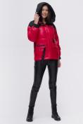 Оптом Куртка зимняя TRENDS SPORT красного цвета 22285Kr в Екатеринбурге, фото 11