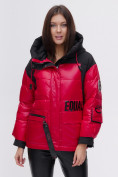 Оптом Куртка зимняя TRENDS SPORT красного цвета 22285Kr в Перми, фото 15