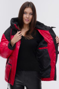 Оптом Куртка зимняя TRENDS SPORT красного цвета 22285Kr в Екатеринбурге, фото 16