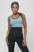 Оптом Костюм для фитнеса женский бирюзового цвета 29001Br, фото 13